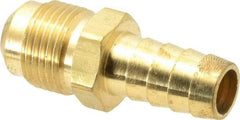 Dixon Valve & Coupling - 3/4 UNF Thread Hose Barb x Male 45° SAE Connector - 1/2" ID Hose x 1/2" OD Hose, Brass - All Tool & Supply