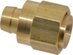 Dixon Valve & Coupling - 3/4 UNF Thread Hose Barb x Female 45° SAE/37° JIC Swivel Connector - 1/2" ID Hose x 1/2" OD Hose, Brass - All Tool & Supply