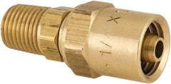 Dixon Valve & Coupling - 1/4 NPTF, Reusable Hose Male Fitting - 1/4" Hose ID x 9/16" Hose OD - All Tool & Supply