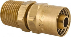 Dixon Valve & Coupling - 1/2 NPTF, Reusable Hose Male Fitting - 3/8" Hose ID x 3/4" Hose OD - All Tool & Supply