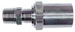 Dixon Valve & Coupling - 3/8 NPTF, Reusable Hose Male Fitting - 5/16" Hose ID x 9/16" Hose OD - All Tool & Supply