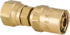 Dixon Valve & Coupling - 3/8 NPSM, Reusable Hose Female Swivel Fitting - 3/8" Hose ID x 5/8" Hose OD - All Tool & Supply