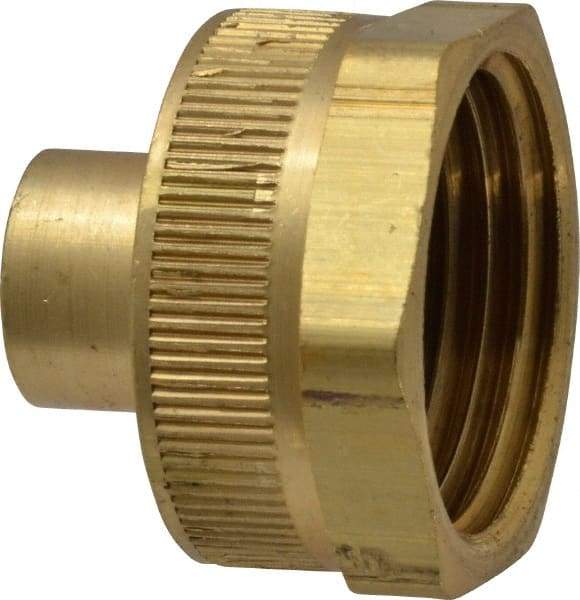 Dixon Valve & Coupling - 1/8 NPTF & 3/4 NH Garden Hose Fitting - Brass, Female Hose to Female Pipe Connector - All Tool & Supply