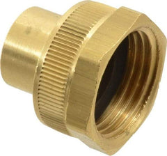 Dixon Valve & Coupling - 1/4 NPTF & 3/4 NH Garden Hose Fitting - Brass, Female Hose to Female Pipe Connector - All Tool & Supply