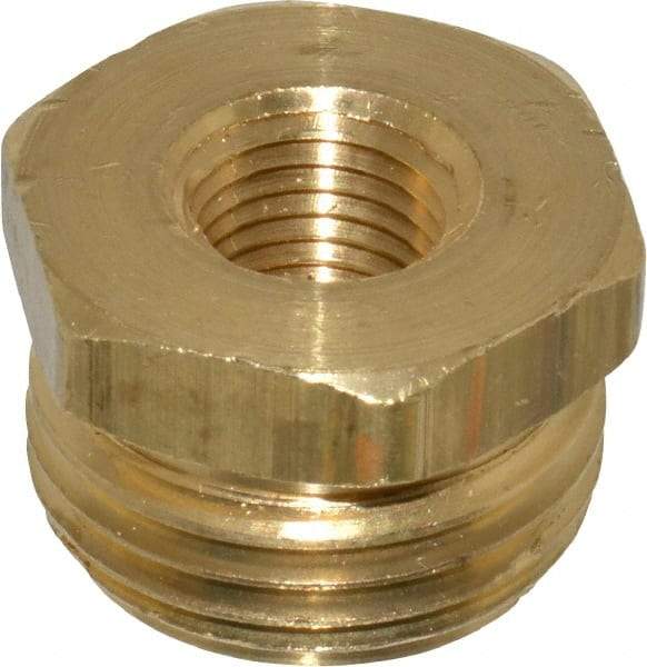 Dixon Valve & Coupling - 1/4 NPTF & 3/4 NH Garden Hose Fitting - Brass, Male Hose to Female Pipe Connector - All Tool & Supply