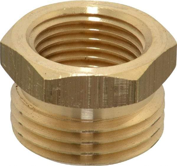 Cerro - 1/2 FPT & 3/4 MGHT Garden Hose Fitting - Brass, Male Hose to Female Pipe Connector - All Tool & Supply