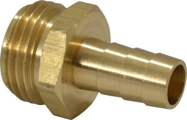 Dixon Valve & Coupling - 3/4 NH Garden Hose Fitting - Brass, Short Shank Male Connector - All Tool & Supply