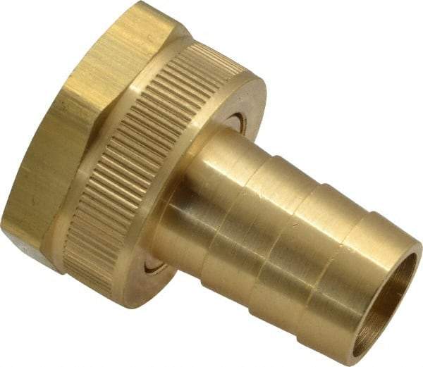 Dixon Valve & Coupling - 3/4 NH Garden Hose Fitting - Brass, Short Shank Female Swivel Connector - All Tool & Supply