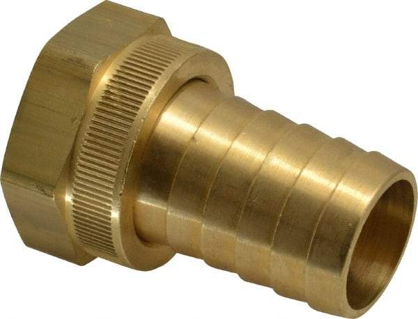 Dixon Valve & Coupling - 1 NH Garden Hose Fitting - Brass, Standard Shank Female Swivel Connector - All Tool & Supply