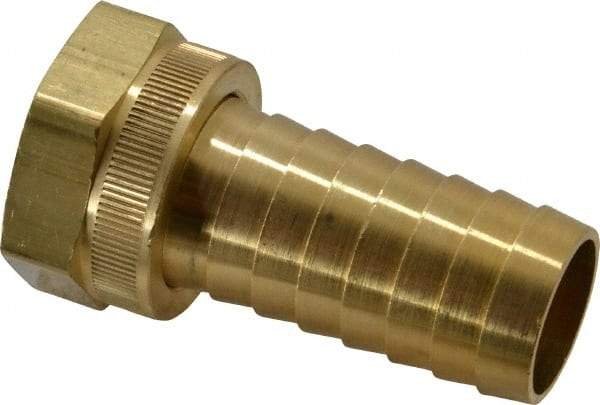 Dixon Valve & Coupling - 1 NH Garden Hose Fitting - Brass, Long Shank Female Swivel Connector - All Tool & Supply