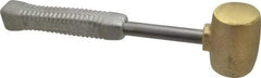 American Hammer - 5 Lb Head 2" Face Brass Head Hammer - 13-1/2" OAL, Aluminum Handle - All Tool & Supply