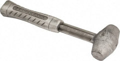 American Hammer - 3 Lb Head 1-1/2" Face Lead Alloy Nonmarring Lead Hammer - 12" OAL, Aluminum Handle - All Tool & Supply