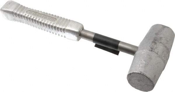 American Hammer - 7 Lb Head 2" Face Lead Alloy Nonmarring Lead Hammer - 13-1/2" OAL, Aluminum Handle - All Tool & Supply