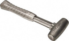 American Hammer - 2 Lb Head 1-1/4" Face Zinc Aluminum Alloy Nonmarring Hammer - 11-1/2" OAL, Aluminum Handle - All Tool & Supply