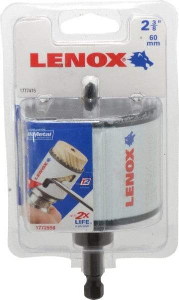 Lenox - 2-5/8" Diam, 1-1/2" Cutting Depth, Hole Saw - Bi-Metal Saw, Toothed Edge - All Tool & Supply