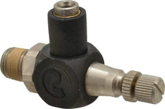 Norgren - 5/32" Tube Inlet x 1/8" NPT Outlet Flow Control Valve - 0 to 150 psi & Plated Brass Material - All Tool & Supply