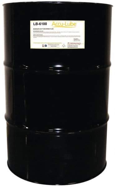 Accu-Lube - Accu-Lube LB-6100, 55 Gal Drum Cutting & Sawing Fluid - Natural Ingredients, For Cutting, Drilling, Grinding, Milling, Punching, Stamping, Tapping - All Tool & Supply