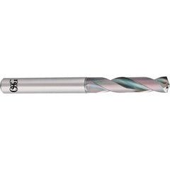 OSG - 10.44mm 140° Spiral Flute Solid Carbide Taper Length Drill Bit - All Tool & Supply