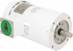 Leeson - 2 Max hp, 1,800 Max RPM, Premium Efficient Electric AC DC Motor - 230/460 V Input, Three Phase, 145TC Frame, C-Face Mount, TEFC Enclosure - All Tool & Supply