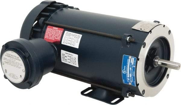 Leeson - 1 hp 1,800 Max RPM Explosion Proof Motor - 56C NEMA Frame, 230/460 Volts, 85.5% Efficiency at Full Load - All Tool & Supply