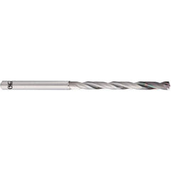 OSG - 6.6mm 140° Spiral Flute Solid Carbide Taper Length Drill Bit - All Tool & Supply