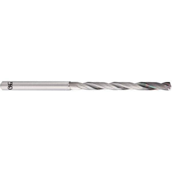 OSG - 5.6mm 140° Spiral Flute Solid Carbide Taper Length Drill Bit - All Tool & Supply