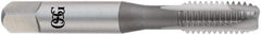 OSG - 1/2-13 UNC, H3, 3 Flutes, Plug Chamfer, Bright Finish, High Speed Steel Spiral Point STI Tap - 3-13/16" OAL, 0.48" Shank Diam, 1-13/16" Thread Length, 0.36" Square Size, 3B Class of Fit, Series 125 - Exact Industrial Supply