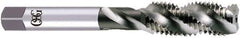 OSG - 3/4-10 UNC, 4 Flute, 50° Helix, Bottoming Chamfer, Bright Finish, High Speed Steel Spiral Flute STI Tap - Right Hand Flute, 4-11/16" OAL, 0.697" Shank Diam, 2-7/32" Thread Length, 2B Class of Fit, Series S108 - Exact Industrial Supply