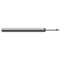 Harvey Tool - 3/32", 0.139" LOC, 1/8" Shank Diam, 2-1/2" OAL, 3 Flute Solid Carbide Square End Mill - Exact Industrial Supply