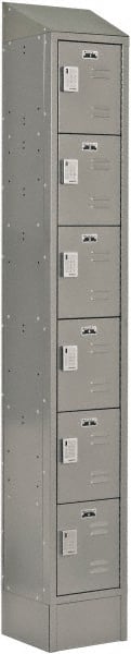 LockUp - 6 Door, 6 Tier, Electronic Access Lockers - All Tool & Supply