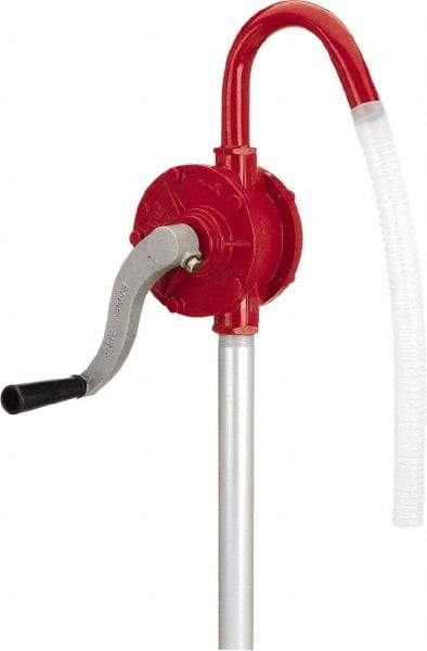 lumax - Oil Lubrication 0.08 Gal/Turn Flow Aluminum & Steel Rotary Hand Pump - For 15 to 55 Gal Container - All Tool & Supply