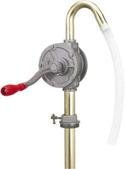 lumax - Oil Lubrication 0.07 Gal/Turn Flow Aluminum & Steel Rotary Hand Pump - For 15 to 55 Gal Container - All Tool & Supply