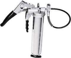 lumax - 8,500 Max psi, Flexible Pistol Grease Gun - 14 oz Capacity, 1/8 Thread Outlet, 25 Strokes per oz, 3-Way Fill - All Tool & Supply