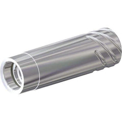 Kennametal - SS03 Outside Modular Connection, 9.12mm Hole Diam, SS to DL Straight Shank Adapter - 57.14mm Projection, 57.14mm OAL, Through Coolant - Exact Industrial Supply