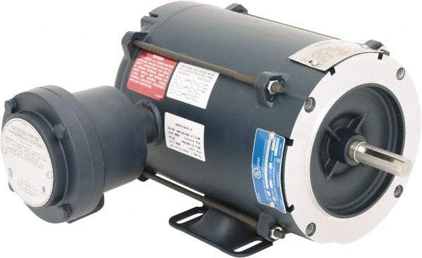 Leeson - 1/3 hp 1,800 Max RPM Explosion Proof Motor - 56C NEMA Frame, 230/460 Volts, 76% Efficiency at Full Load - All Tool & Supply