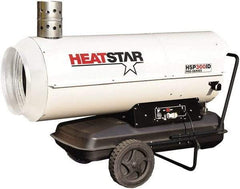 Heatstar - 285,000 BTU Rating, Kerosene/Diesel Indirect Fired Forced Air Heater - 7,125 Sq Ft Max Heating Area, 27.7 Gal Capacity, Fuel with Diesel, Kerosene, JP-8 & Jet8 - All Tool & Supply