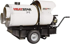 Heatstar - 400,000 BTU Rating, Kerosene/Diesel Indirect Fired Forced Air Heater - 10,000 Sq Ft Max Heating Area, 46 Gal Capacity, Fuel with Diesel, Kerosene, JP-8 & Jet8 - All Tool & Supply