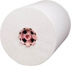 Scott - Hard Roll of 1 Ply White & Pink Paper Towels - 8" Wide, 580' Roll Length - All Tool & Supply