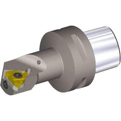 Kennametal - Insert Style LT16NR, 90mm Head Length, Right Hand Cut, Internal Modular Threading Cutting Unit Head - System Size PSC63, 22mm Center to Cutting Edge, Series PSC - All Tool & Supply