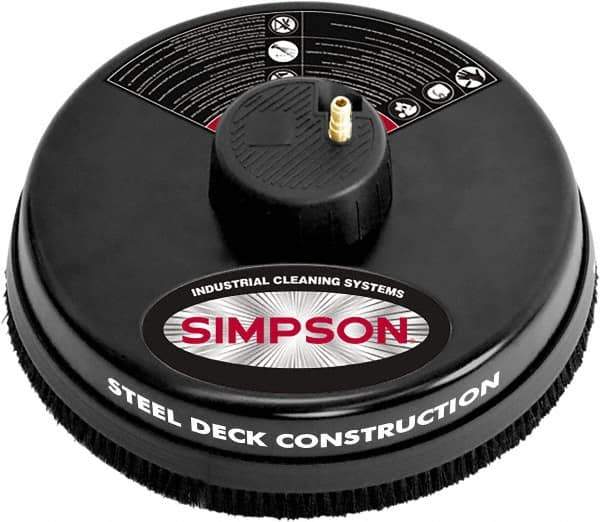 Simpson - 3,400 Max psi Fixed Pressure Washer Surface Cleaner - 15" Long, Metal, NPT - All Tool & Supply