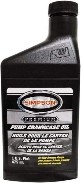 Simpson - Fixed Pressure Washer Pump Oil - 3-1/8" Long, Plastic, Female & Male - All Tool & Supply