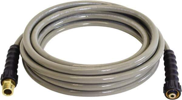 Simpson - 3,700 Max psi Fixed Pressure Washer Hose - 50' Long, Polyurethane, Female - All Tool & Supply