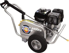 Simpson - Gas, 13 hp, 4,400 psi, 4 GPM, Cold Water Pressure Washer - AAA Triplex, 50' x 3/8" Hose - All Tool & Supply