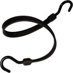 The Better Bungee - Heavy Duty Bungee Strap with Overmolded Nylon Hook End - 18" OAL, Black - All Tool & Supply