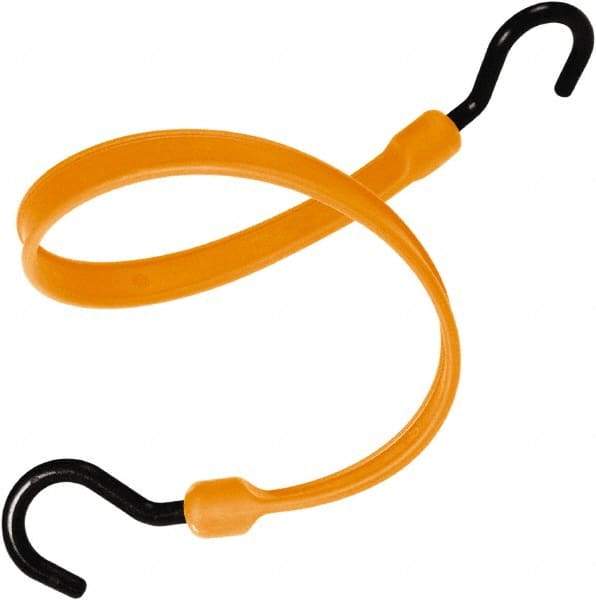 The Better Bungee - Heavy Duty Bungee Strap with Overmolded Nylon Hook End - 36" OAL, Orange - All Tool & Supply