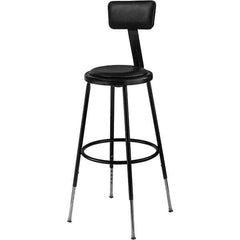 NPS - Swivel & Adjustable Stools Type: Adjustable Height Stool Base Type: Steel - All Tool & Supply