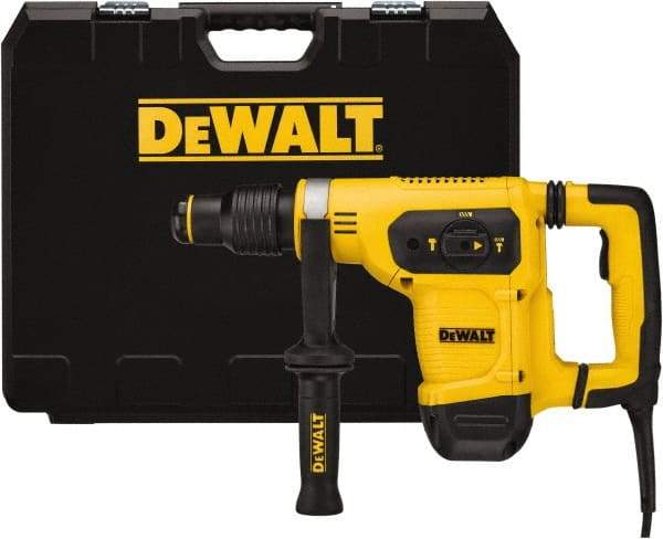 DeWALT - 120 Volt 1" SDS Max Chuck Electric Rotary Hammer - 0 to 3,150 BPM, 0 to 540 RPM, Reversible - All Tool & Supply