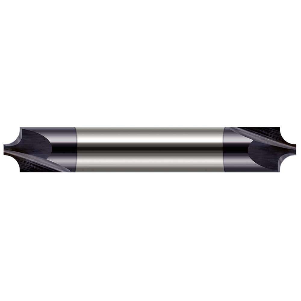 Harvey Tool - Corner Rounding End Mills; Material: Solid Carbide ; Single or Double End: Single ; Radius (Decimal Inch): 0.1000 ; Mill Diameter (Inch): 3/8 ; Mill Diameter (Decimal Inch): 0.3750 ; Number of Flutes: 2 - Exact Industrial Supply