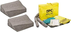 Brady SPC Sorbents - 44 Gal Capacity per Package, Universal Pad - 19" Long x 15" Wide, Polypropylene - All Tool & Supply