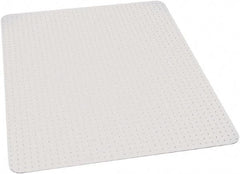 Ability One - 60" Long x 60" Wide, Chair Mat - Rectangular, Beveled Edge Style - All Tool & Supply